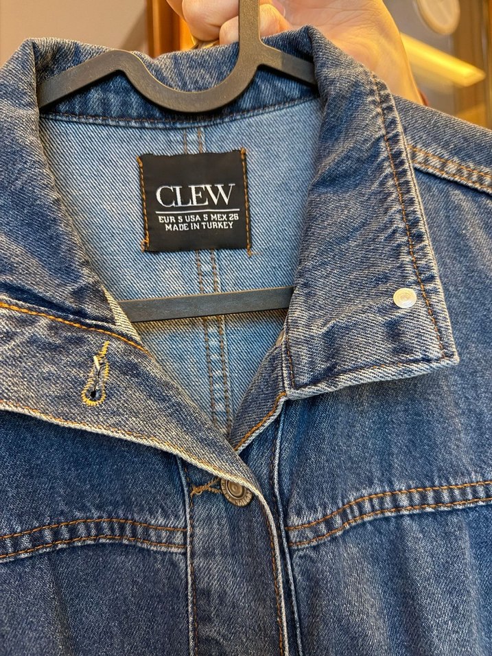 Kadın Mavi Denim Uzun Tulum - Görsel 2