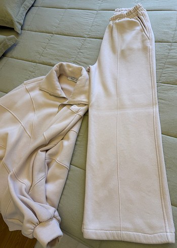 Bej Kadın Fermuarlı Street Sweatshirt - Görsel 5