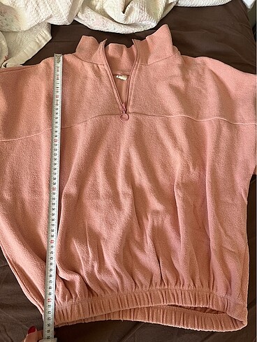 pembe crop sweatshirt