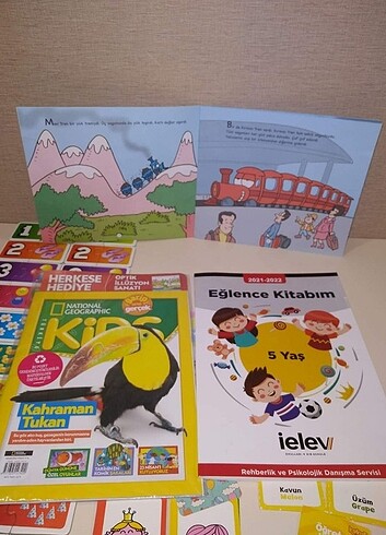 Beden Renk Okul öncesi dergi ve eğitim seti