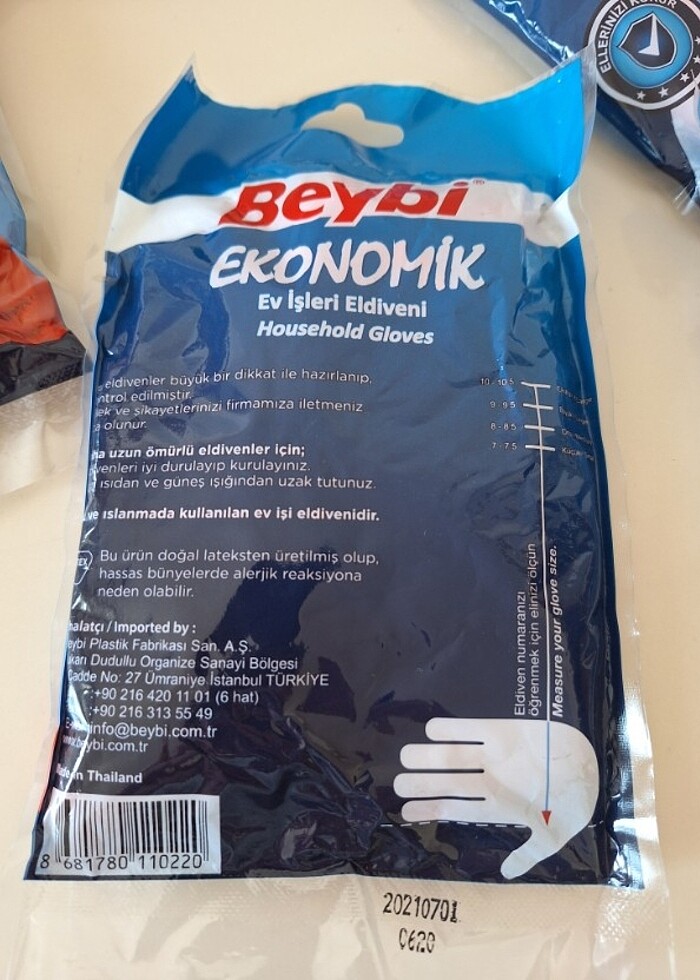 Beybi temizlik bulaşık eldiveni  - Görsel 4