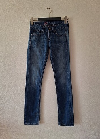 Düşük bel y2k vintage 2000s kot pantolon 