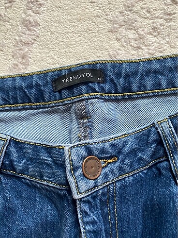 40 Beden Milla yandan cepli jean