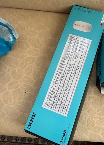 Everest Beyaz Klavye ve Mouse Seti - Görsel 2