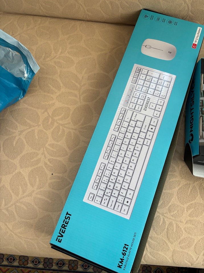 Everest Beyaz Klavye ve Mouse Seti - Görsel 2