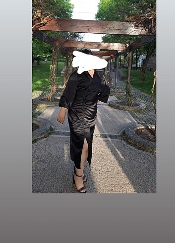 saten elbise  - Görsel 6