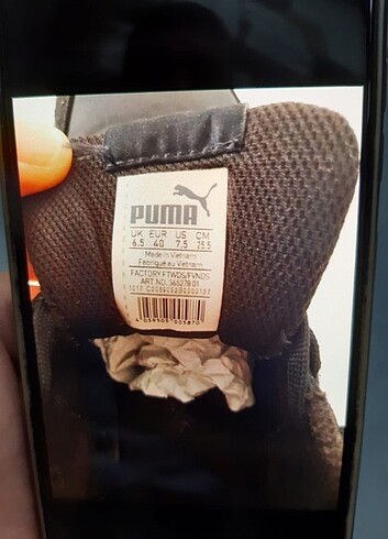 40 Beden siyah Renk PUMA KADIN AYAKKABI