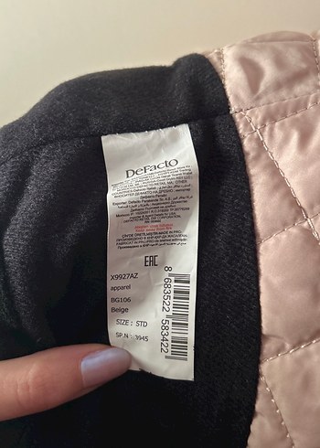 Beden Defacto Kapitone Bej Pileli Kadın Şapka