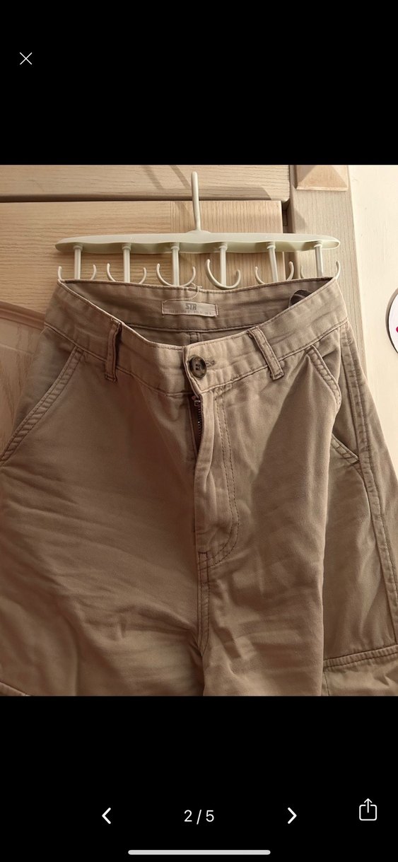 STR wide leg kargo pantolon palazzo - Görsel 2