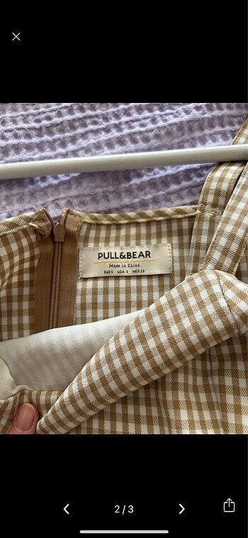 Pull and Bear Pull&Bear Pötikareli Mini Elbise