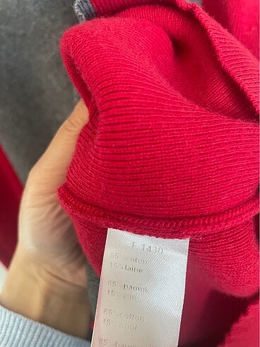 l Beden bordo Renk Lacoste kadın elbise