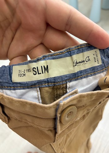 LC Waikiki Erkek Çocuk Kahverengi Keten Kemerli Pantolon
