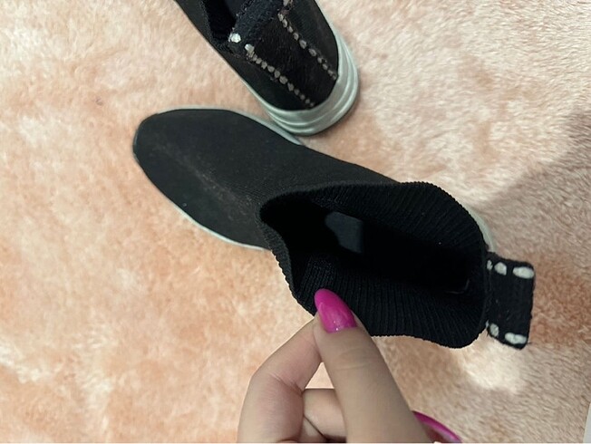 37 Beden siyah Renk Kadın triko çorap ayakkabı