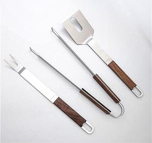  Beden Chakra Steak çatal bıçak seti (12 kişilik), barbekü ve salata se