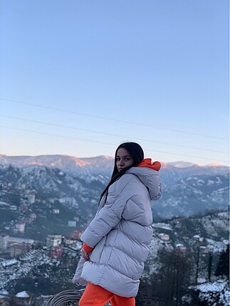 Oversize ŞİŞME MONT- GRİ