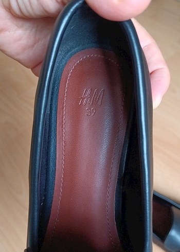 39 Beden siyah Renk Klasik Kadın Deri Loafer Ayakkabı