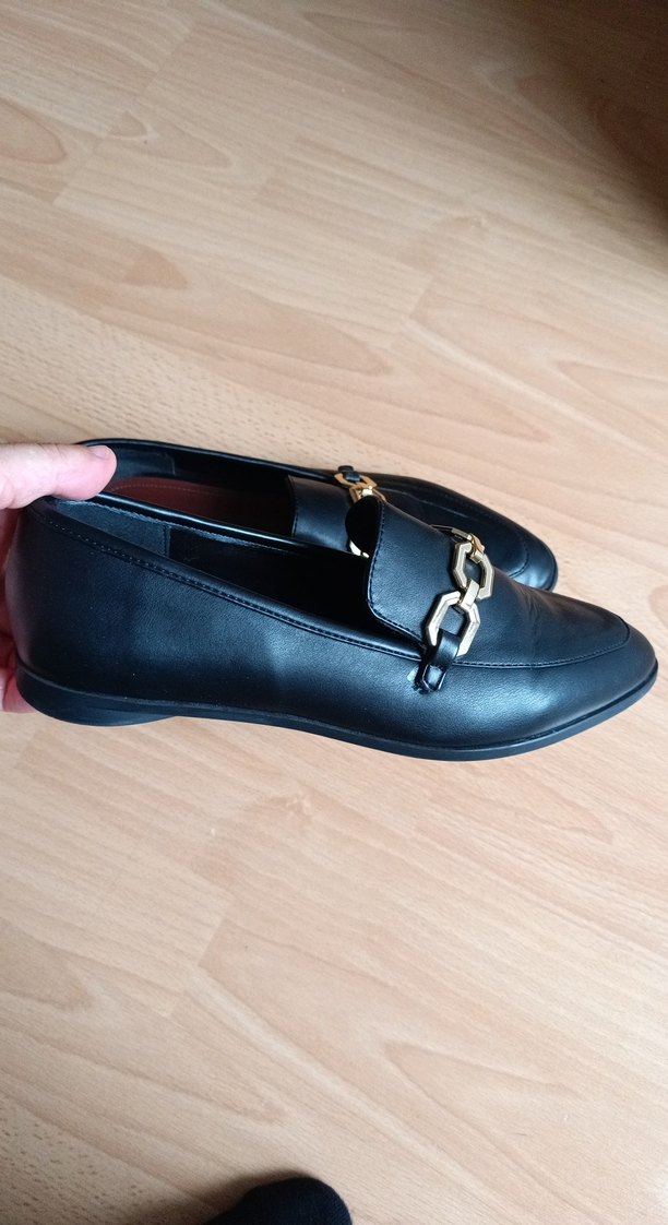 Klasik Kadın Deri Loafer Ayakkabı - Görsel 2