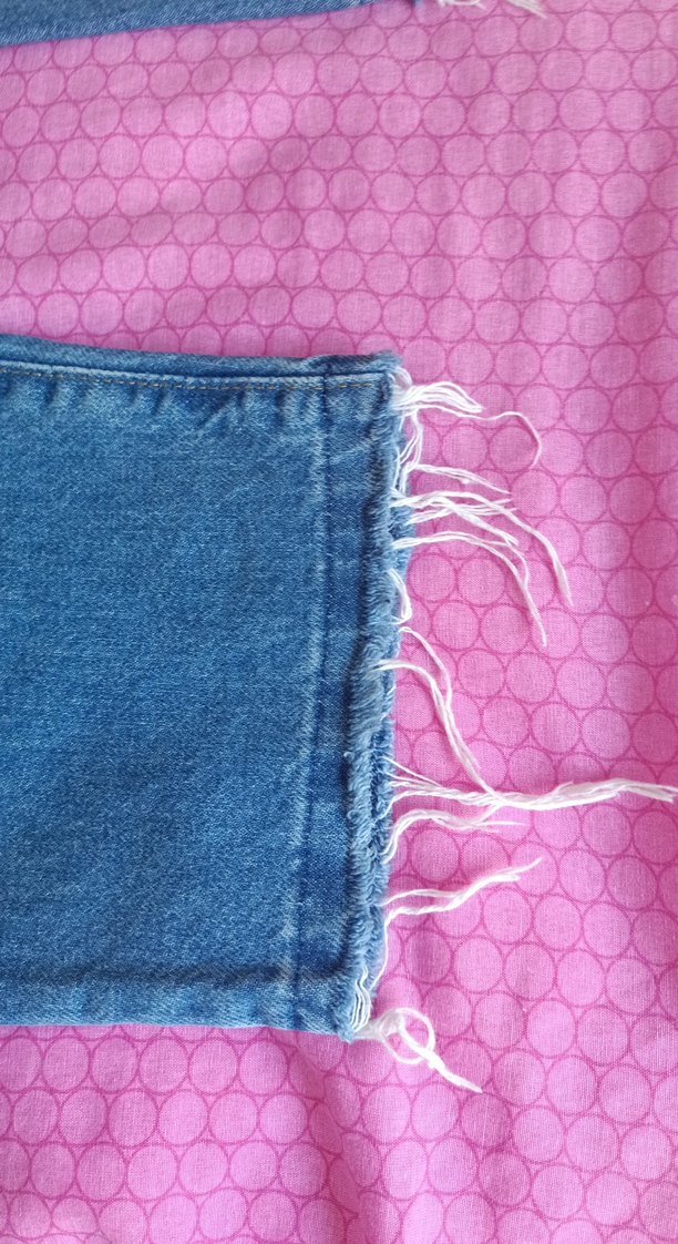 Gevşek Kesim Midi Boy Mavi Kot Pantolon - Görsel 2