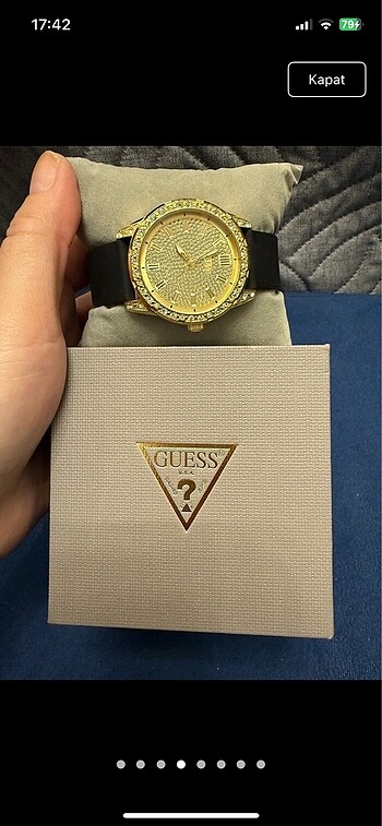 Beden altın Renk Orjinal guess saat