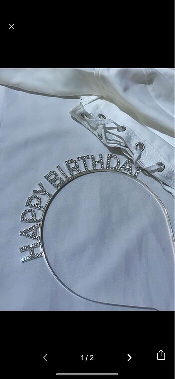 Happy birthday taç