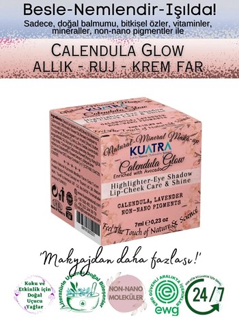 Kuatra highlighter allık-ruj balm göz farı - Görsel 8