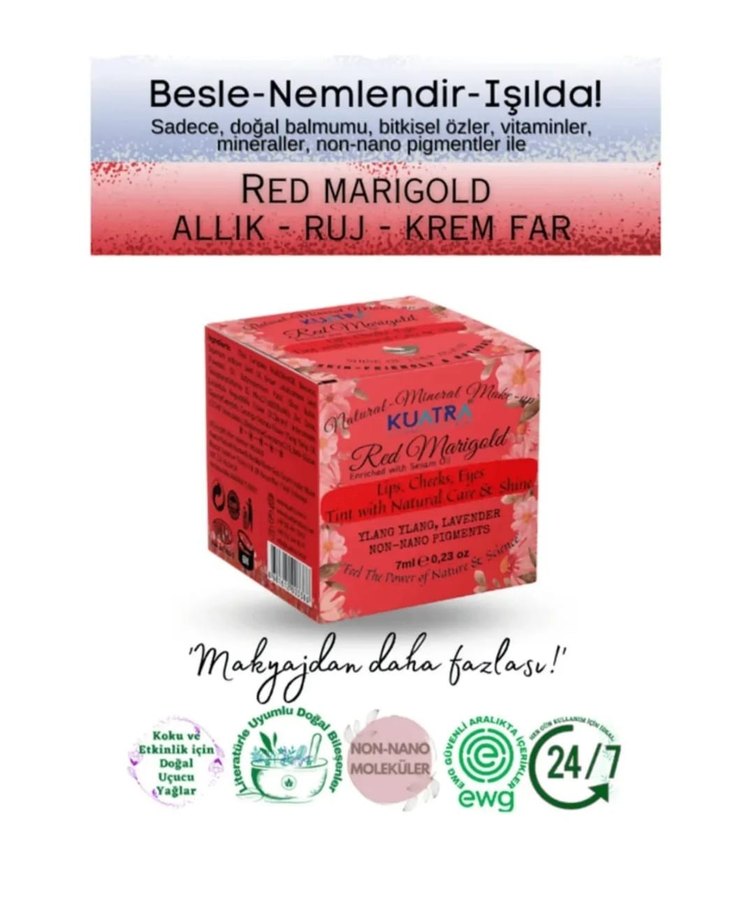 Kuatra highlighter allık-ruj balm göz farı - Görsel 5