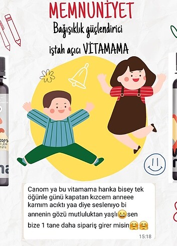 Vitamama şurup 2 adet 