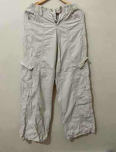 xs Beden beyaz Renk Vintage Kargo pantolon