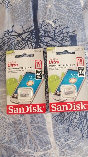 Hafıza kartı SanDisk 16 gb 2 adet