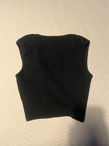 Diğer crop top önü açık