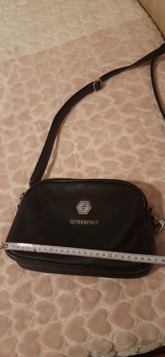 Siyah Deri Kadın Omuz Çantası - Görsel 5