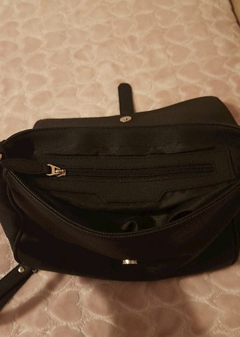 Polo Siyah Deri Kadın Çanta - Görsel 3