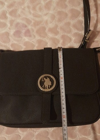 Polo Siyah Deri Kadın Çanta - Görsel 4