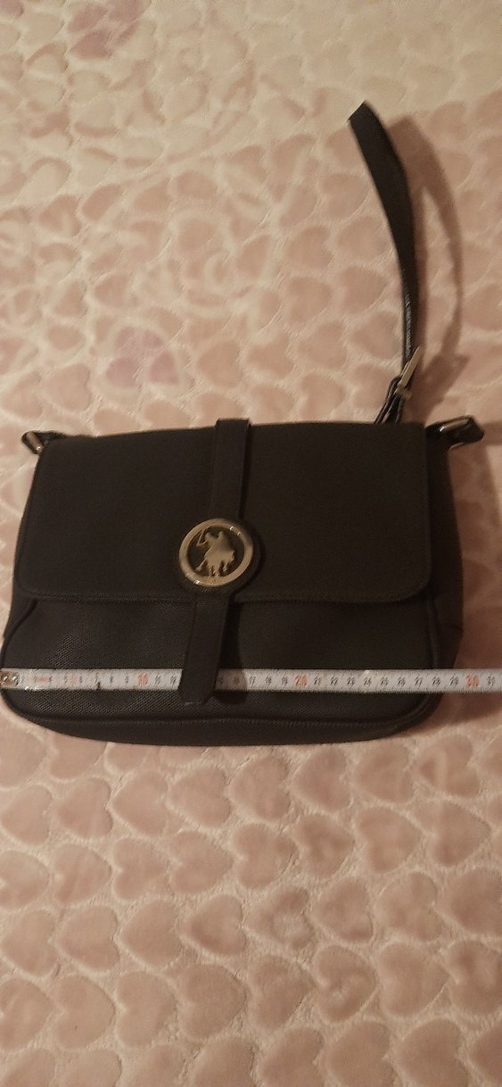 Polo Siyah Deri Kadın Çanta - Görsel 5