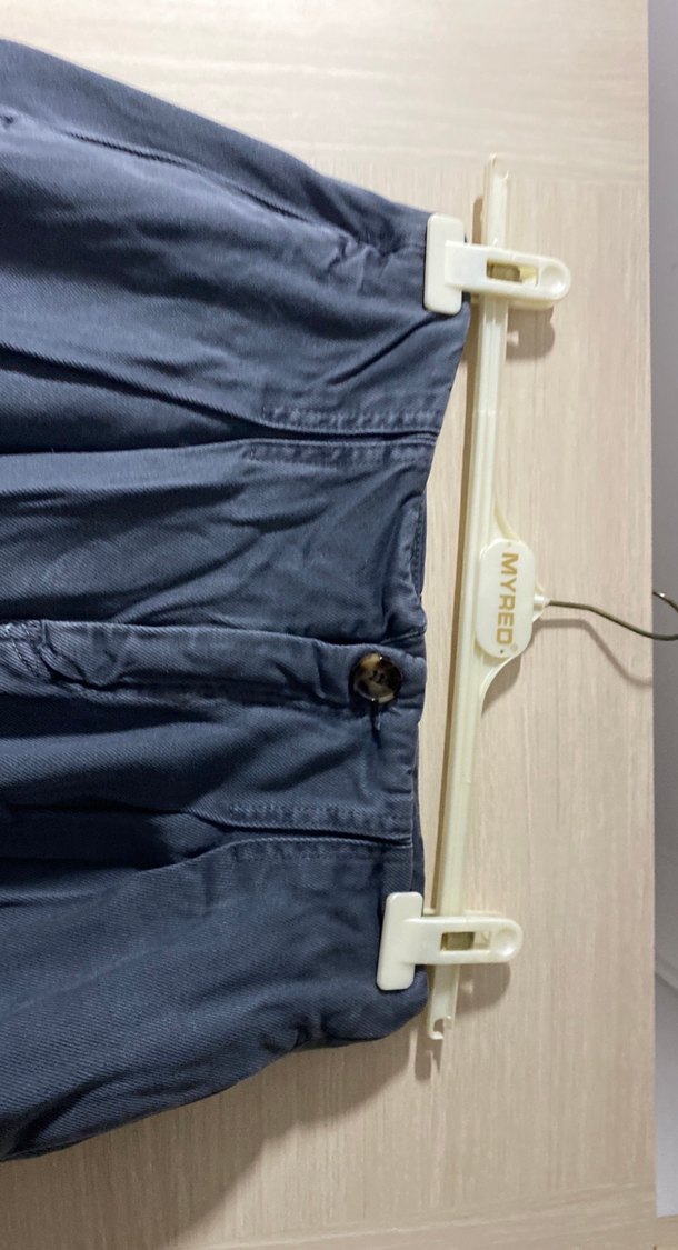 Kadın Lacivert Pilili Midi Kot Pantolon - Görsel 2