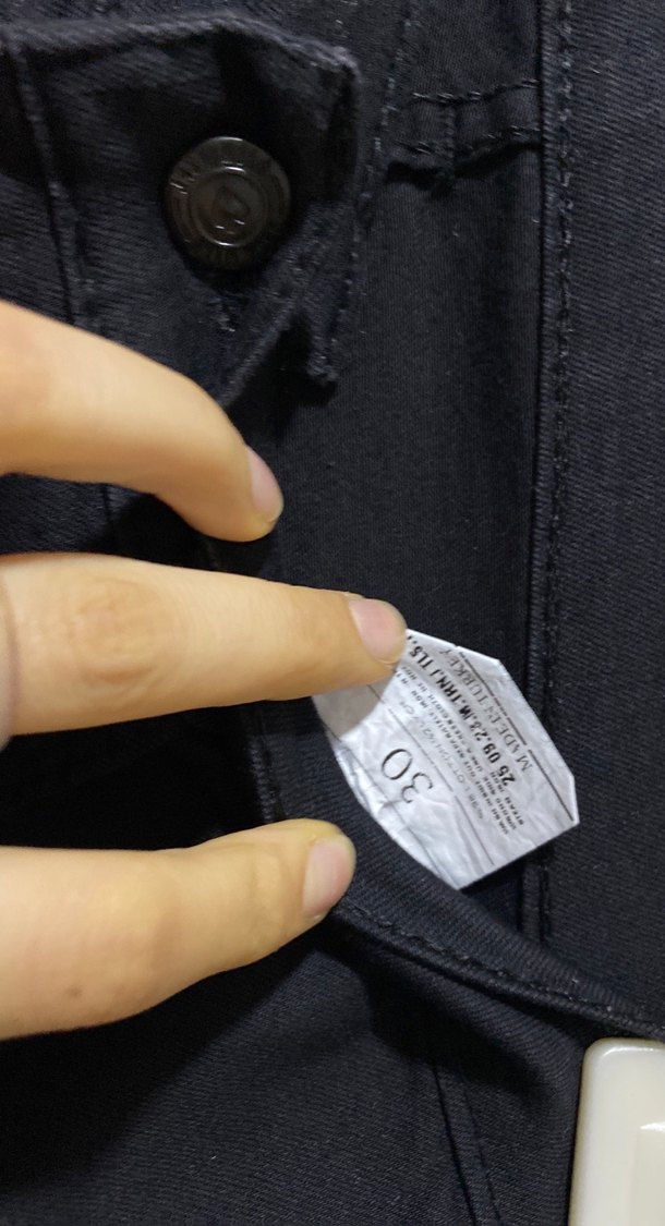 Siyah Kemerli kadın dar paça Regular Fit Kot Pantolon - Görsel 4