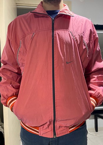 Erkek Kırmızı Düğmeli Midi Yağmurluk - Görsel 4