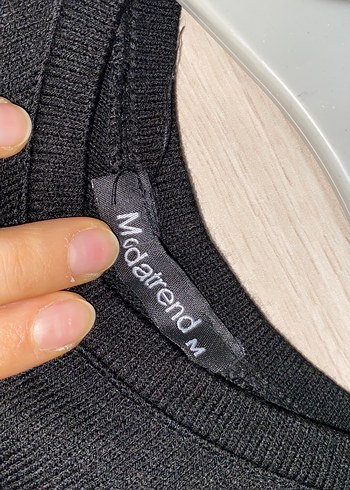 Siyah Transparan Kollu Kadın Bluz - Görsel 2