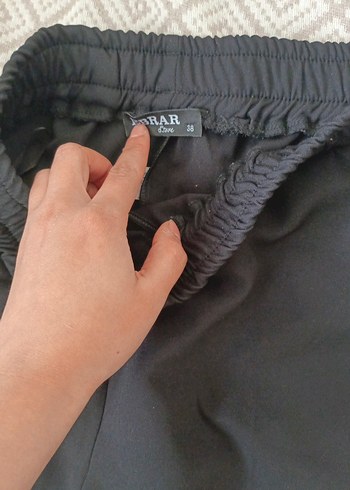 Kumaş Kadın Pantolon, Pilili, Ofis Stil - Görsel 5