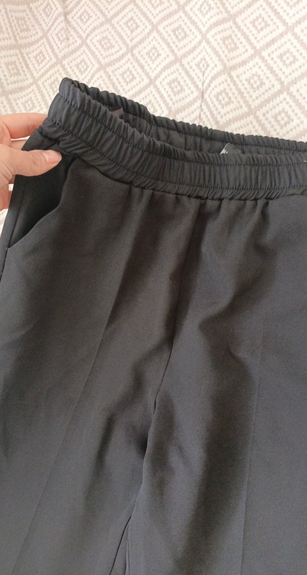 Kumaş Kadın Pantolon, Pilili, Ofis Stil - Görsel 4