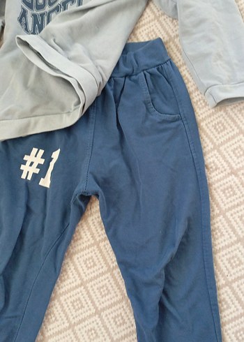 Mavi Erkek Çocuk Uzun Kollu Takım - Görsel 3