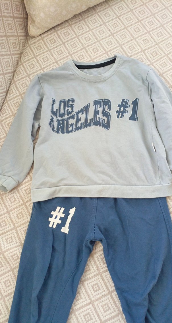 Mavi Erkek Çocuk Uzun Kollu Takım - Görsel 2