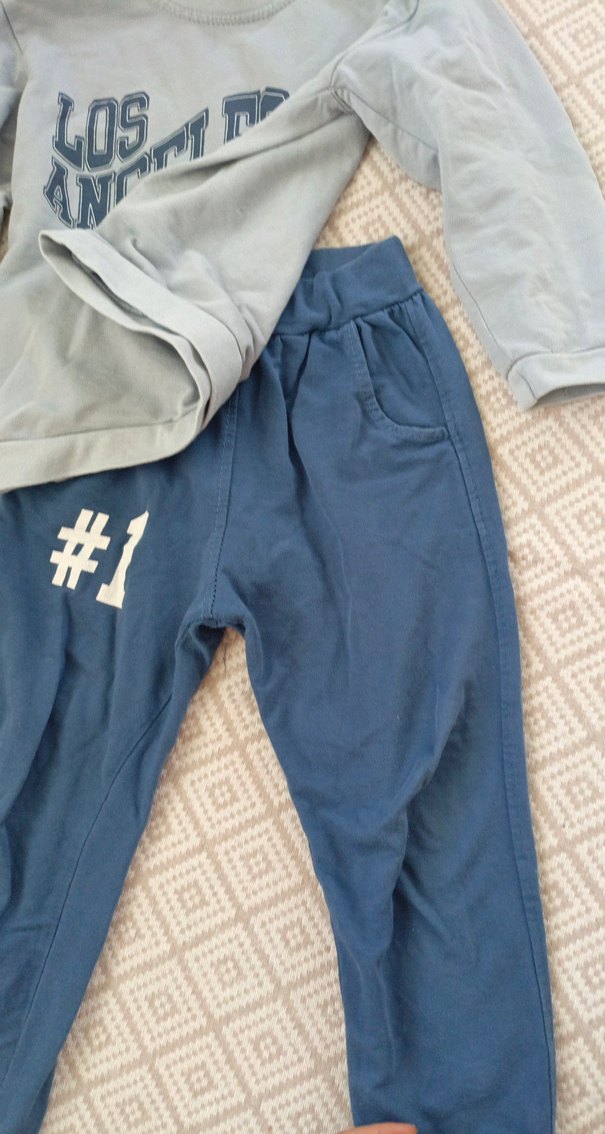 Mavi Erkek Çocuk Uzun Kollu Takım - Görsel 3