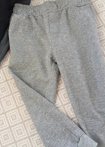 Gri Erkek Çocuk Rahat Kesim Eşofman Altları - Görsel 4