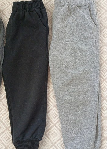 Gri Erkek Çocuk Rahat Kesim Eşofman Altları - Görsel 2