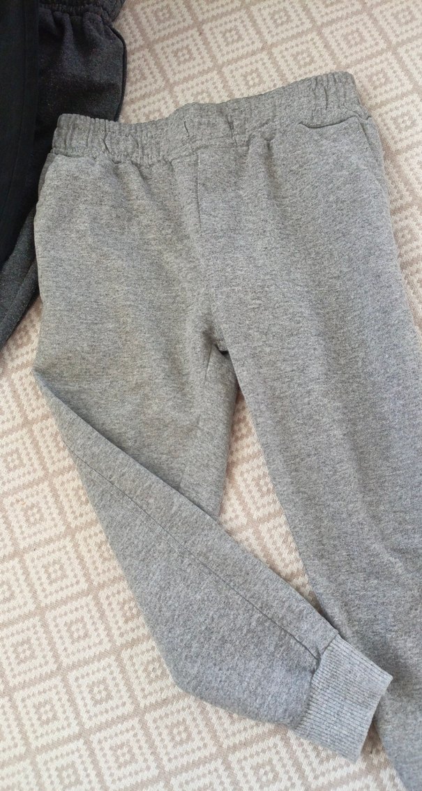 Gri Erkek Çocuk Rahat Kesim Eşofman Altları - Görsel 4