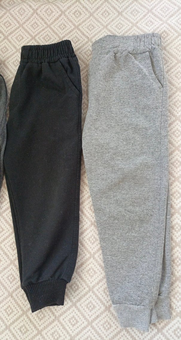 Gri Erkek Çocuk Rahat Kesim Eşofman Altları - Görsel 2