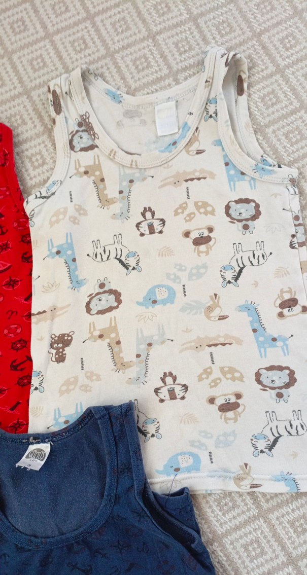 Renkli Desenli Erkek Çocuk Atletleri - Görsel 2