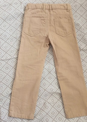 Bej Erkek Çocuk Pamuk Pantolon - Görsel 3
