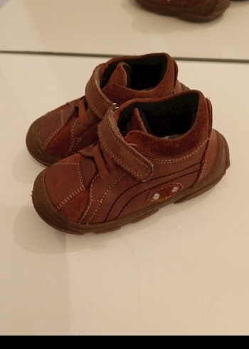 Kahverengi Erkek Bebek İlk Adım Ayakkabısı - Görsel 3